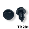TR281 - 10 or 40 / Acura &amp; Honda Front Bumper Push Type Retainer